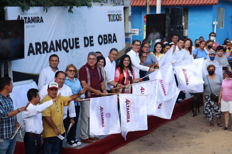 Inicio de la construcción de la red de drenaje sanitario en Nuevo Madero