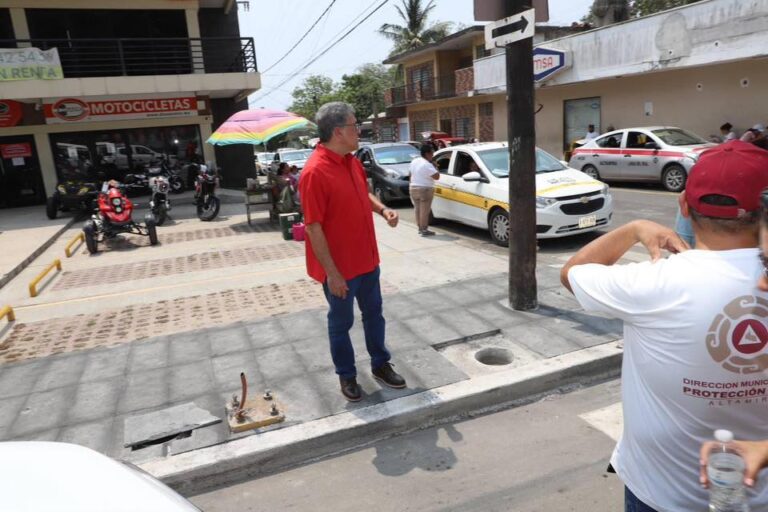 Avanza modernización de la zona centro de Altamira
