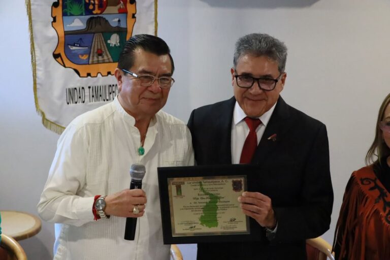 Reconocen en la Ciudad de México al alcalde Armando Martínez como “Brillante Tamaulipeco