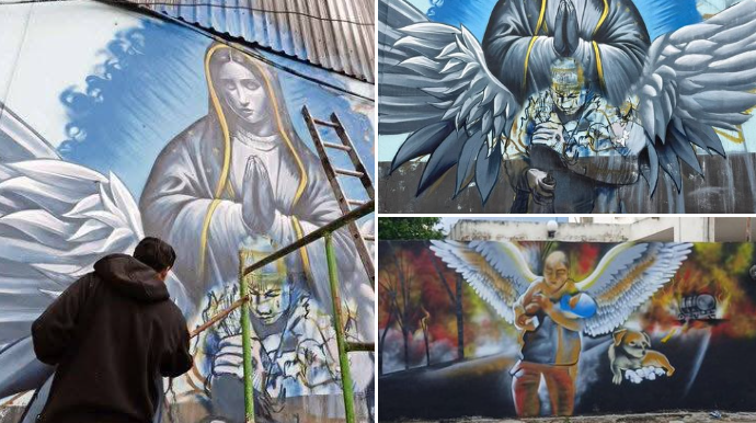 El mural en honor a Alicia Matías, la ‘abuelita heroína’ de Iztapalapa
