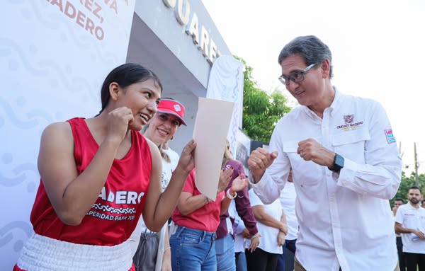 Erasmo González rehabilita espacios deportivos; Unidad “Benito Juárez” y canchas multideportivas