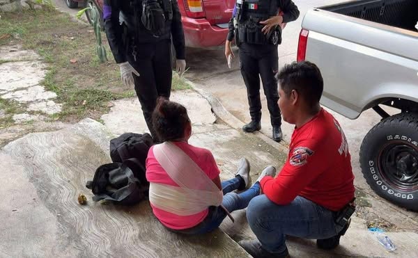Golpeada por su propio hijo: mujer termina en el hospital en Ciudad Madero