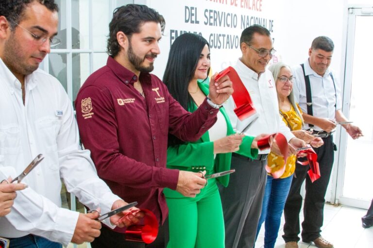 Inauguran Oficina de Enlace del SNE en Gustavo Díaz Ordaz