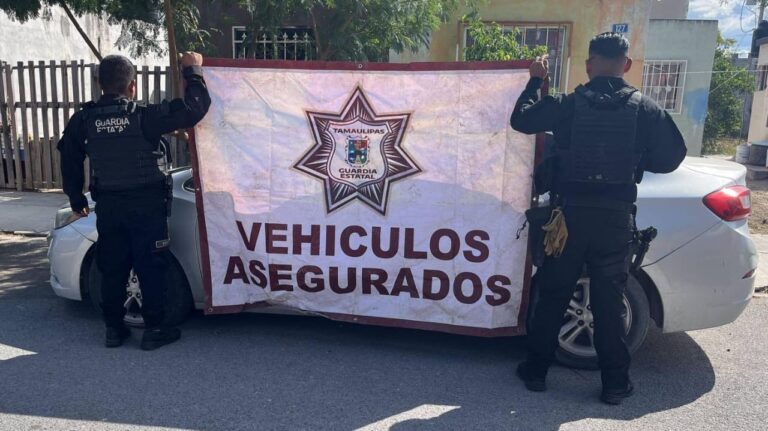 Recuperan vehículos con reporte de robo en la frontera