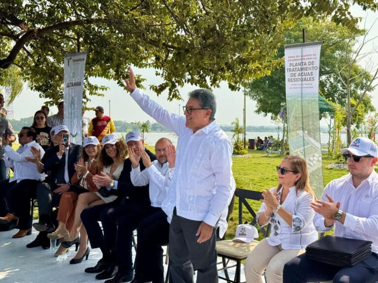Encabeza Armando Martínez acuerdo para construir la PTAR en Altamira