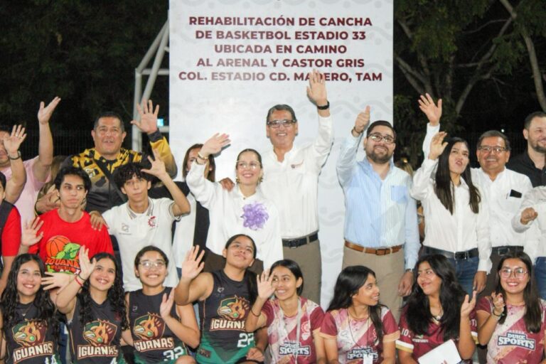 Erasmo González responde a más deportistas con otra cancha multifuncional