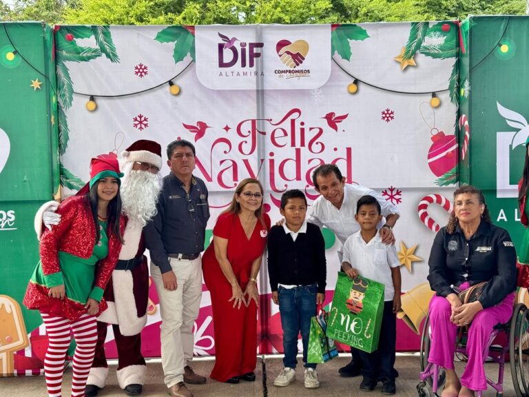 Participa COMAPA Altamira como padrino del esquema “Aliados de Santa’’