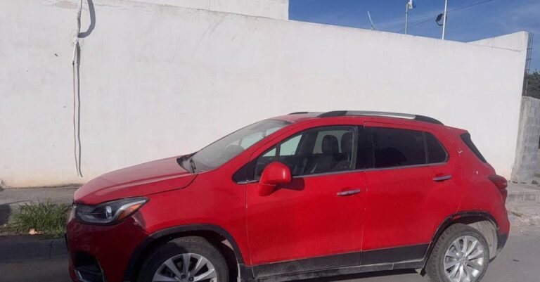 Guardia Estatal asegura vehículo robado y cargador para arma de fuego en Reynosa