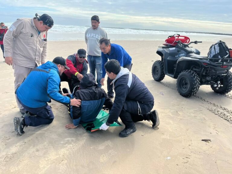 Movilización de emergencia en Playa Miramar por persona en riesgo de salud