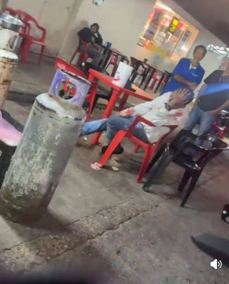 ¡Cae en zanja mortal y casi pierde el ojo en pleno centro de Tampico!