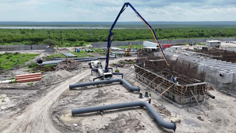 Avanzan en tiempo y forma obras hidráulicas en Tamaulipas