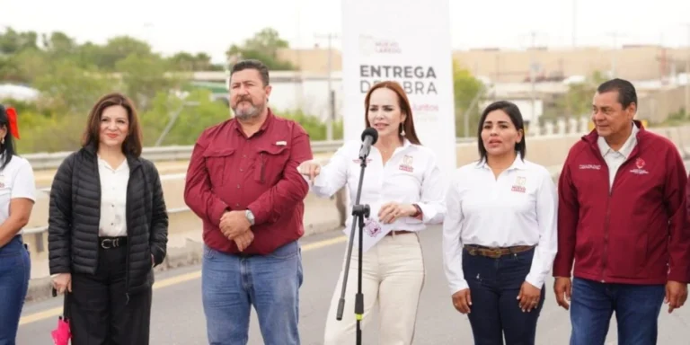 Entregan recarpeteo en puente “La Corona”, clave para la conectividad en Nuevo Laredo, Tamaulipas