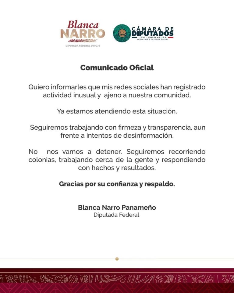 Diputada Federal Blanca Narró