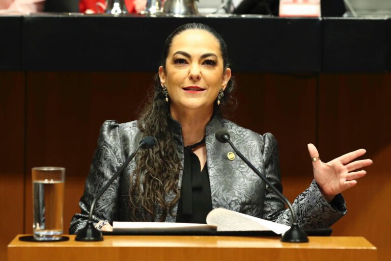 Olga Sosa la senadora más productiva del grupo parlamentario de Morena