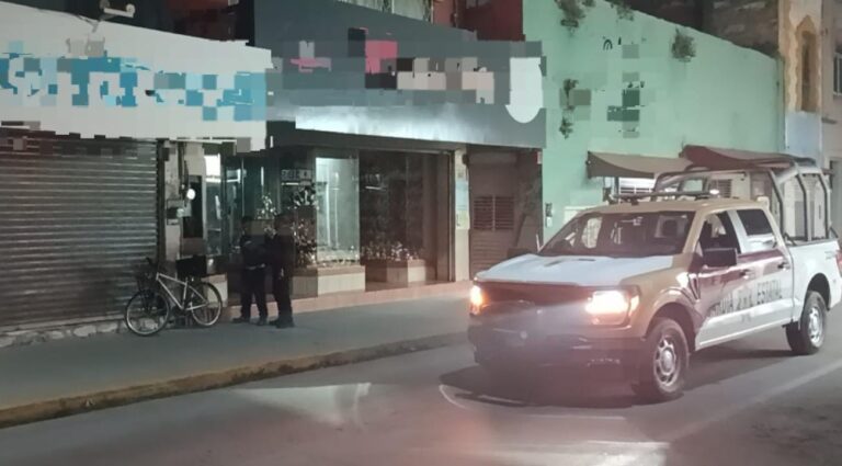 Intentó irrumpir en negocio de telefonía en pleno Centro de Victoria; Guardia Estatal lo detiene en flagrancia