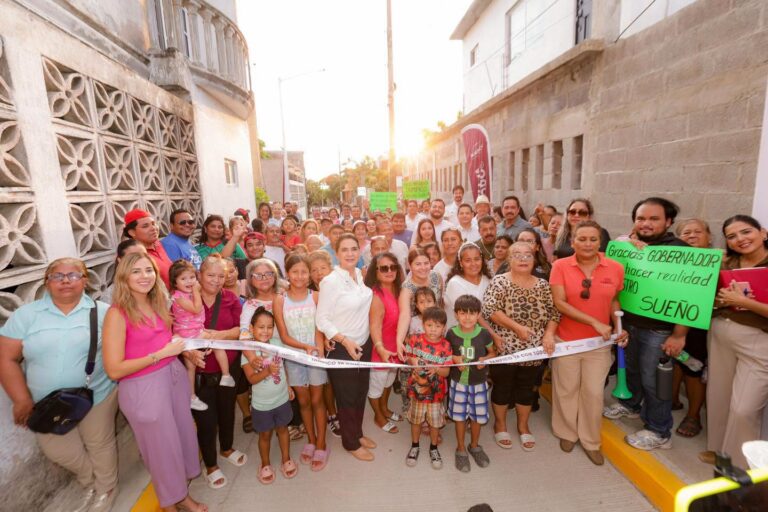 Entrega Mónica Villarreal obras por más de 7.3 millones de pesos en beneficio de familias de la colonia Luis Donaldo Colosio*