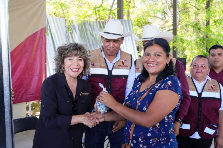 Apoyos sociales de SEBIEN llegan a El Mante