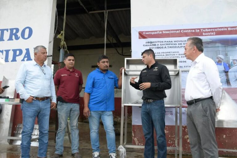 Entrega Gobierno de Tamaulipas equipo para la operación del rastro municipal de Ocampo