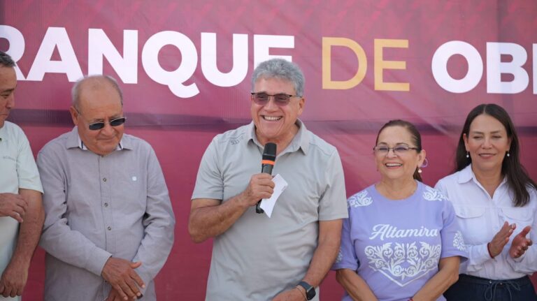 Impulsa Armando Martínez progreso de Altamira con obras de infraestructura urbana