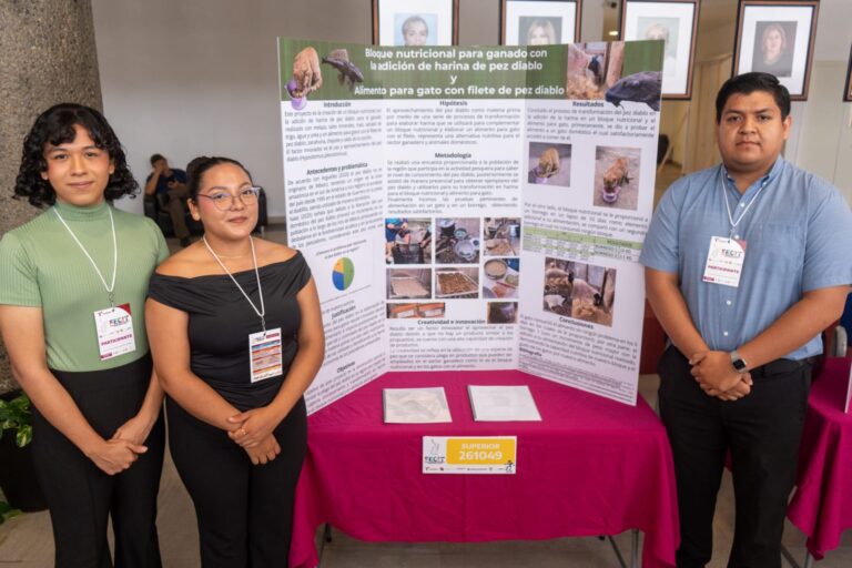 Estudiantes de la UAT transforman plaga en alimento animal de alto valor nutricional