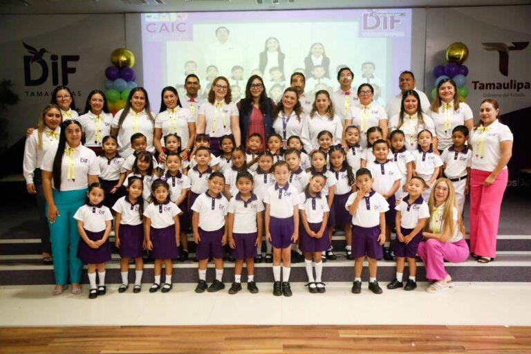 Gradúa DIF Tamaulipas a más de 2 mil 850 niñas y niños de educación preescolar*