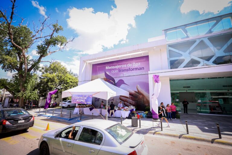 DIF Tamaulipas abre centro de acopio para apoyar a familias afectadas por los sismos en Venezuela