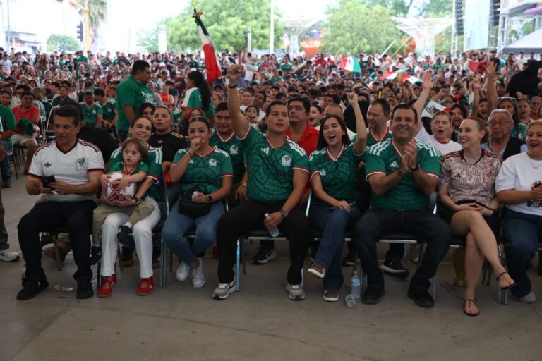 Reúne Fan Fest a más de 4 mil tamaulipecos para apoyar a la Selección Mexicana