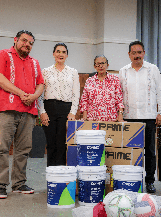 Mónica Villarreal encabeza Tercera Entrega de Materiales a Escuelas Públicas de Tampico