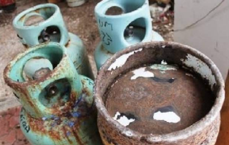 Advierten sobre riesgo de utilizar cilindros de gas reparados de manera irregular