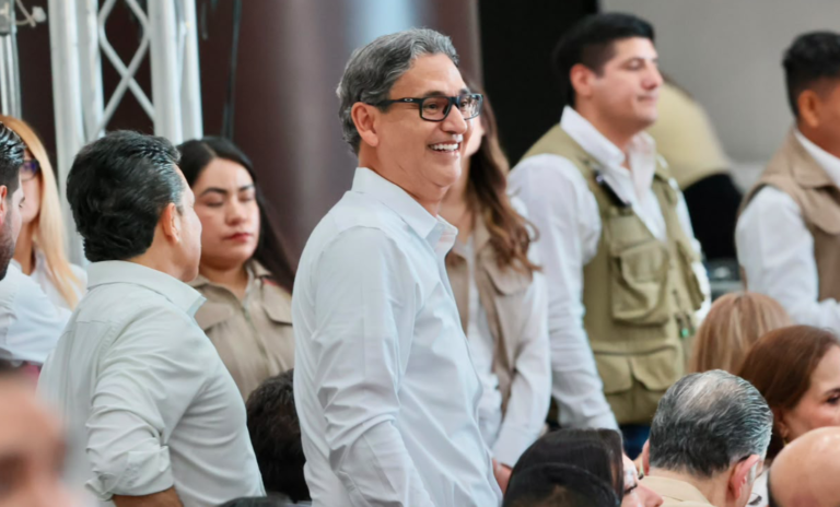 Erasmo González refrenda unidad con Claudia Sheinbaum durante su visita a Tamaulipas