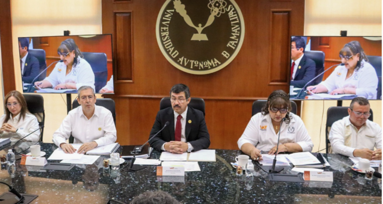 Destaca rector Dámaso Anaya avances institucionales de la UAT ante el Patronato Universitario