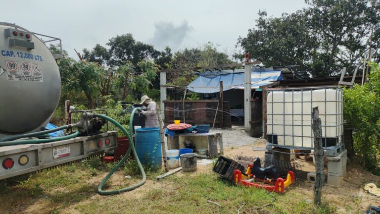 Lleva COMAPA Altamira agua en pipas a ejidos y colonias apartadas*Beneficiadas familias de los sectores Las Prietas, Loma Bonita, Nuevo Progreso, Placeres del Campo y Felipe Carrillo Puerto